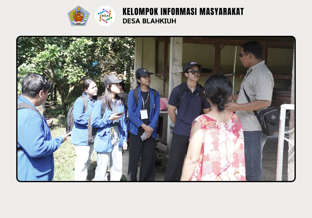 Kunjungan Pusdal LH Bali Nusra/KLH Bersama Mahasiswa Warmadewa di Desa Blahkiuh - Image 4