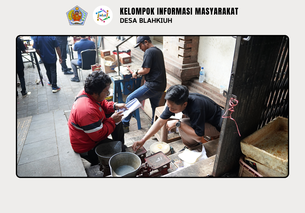 Kegiatan Sidang Tera Ulang Pasar Tradisional / Pasar Rakyat di Pasar Desa Adat Blahkiuh - Image 2