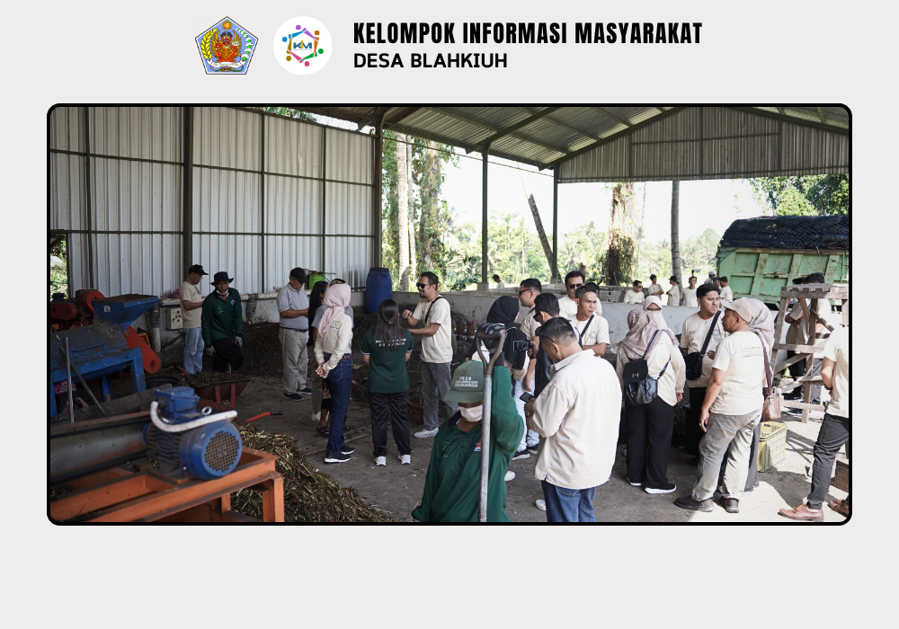 Studi Lapangan Pengelolaan Persampahan DLH Kabupaten Kotabaru di TPS 3R Kubon Ampas Sari Desa Blahkiuh - Image 4
