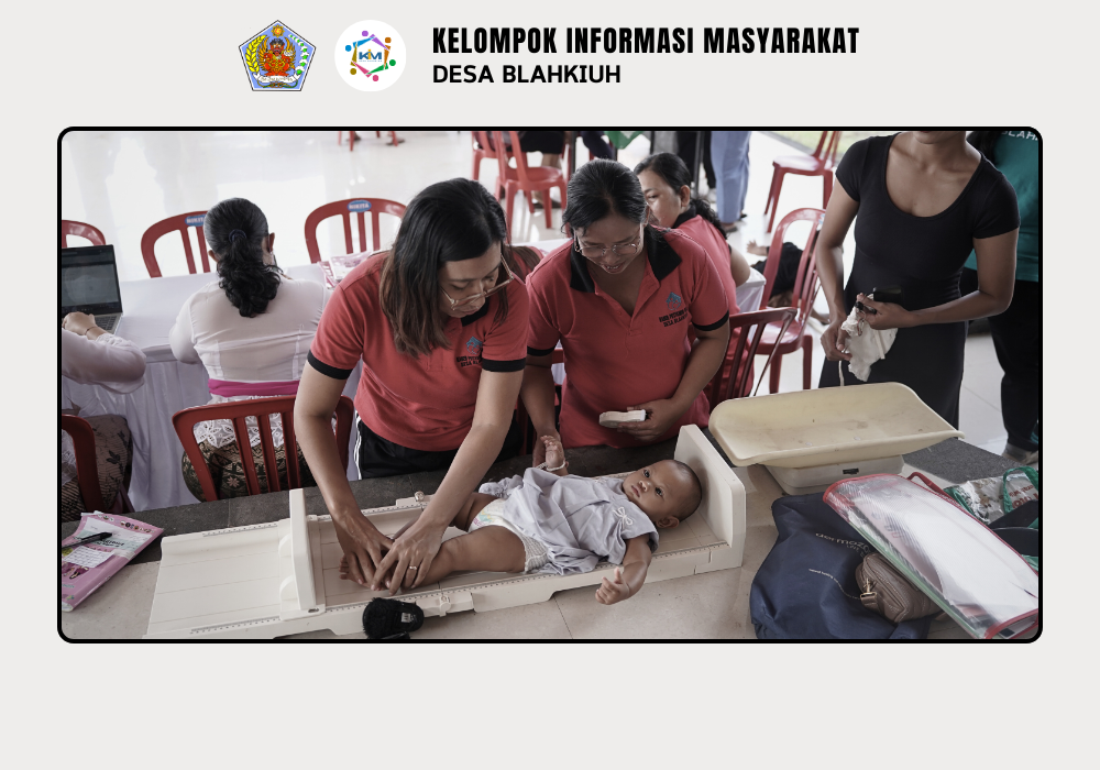 Kegiatan Posyandu Balita di Wilayah Banjar Pikah