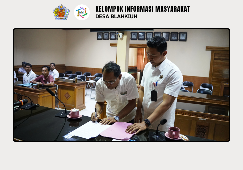 Serah Terima Pekerjaan Pembangunan Bale Gong Jaba Sisi Pura Khayangan Tiga Pikah - Image 5