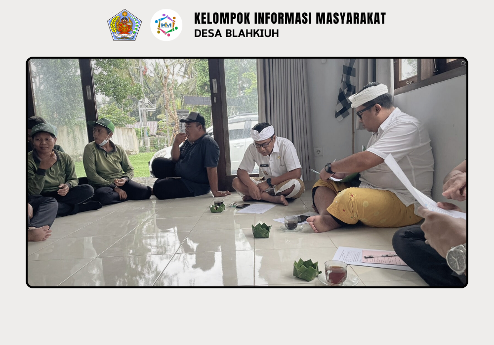 Rapat Evaluasi TPS 3R Kubon Ampas Sari Desa Blahkiuh - Image 3