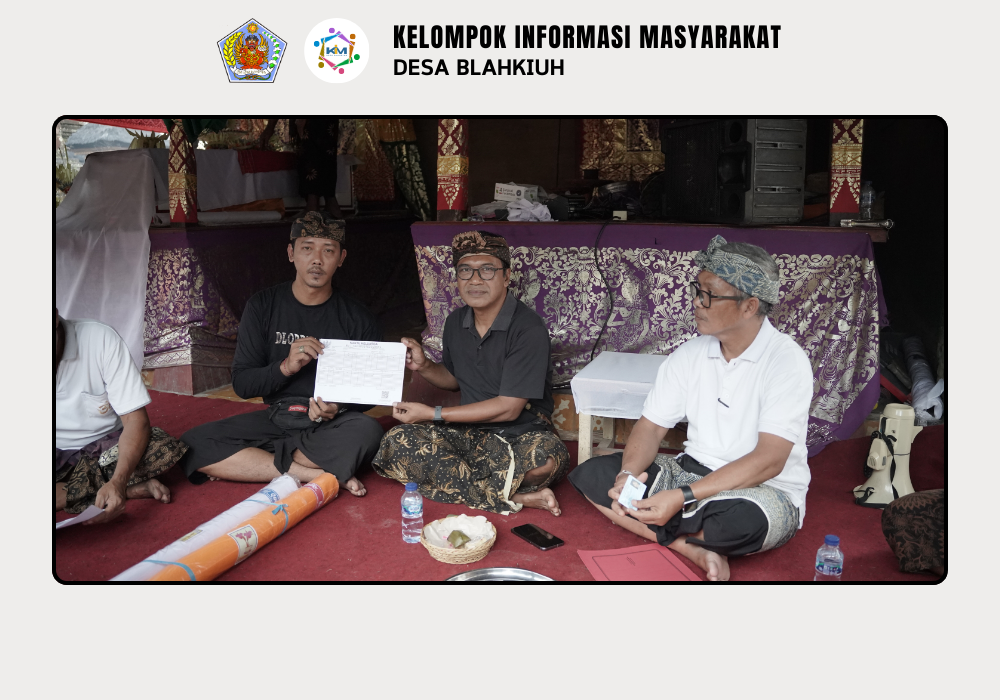 Penyerahan Bantuan Santunan Kematian di Wilayah Banjar Dlodpasar - Image 5