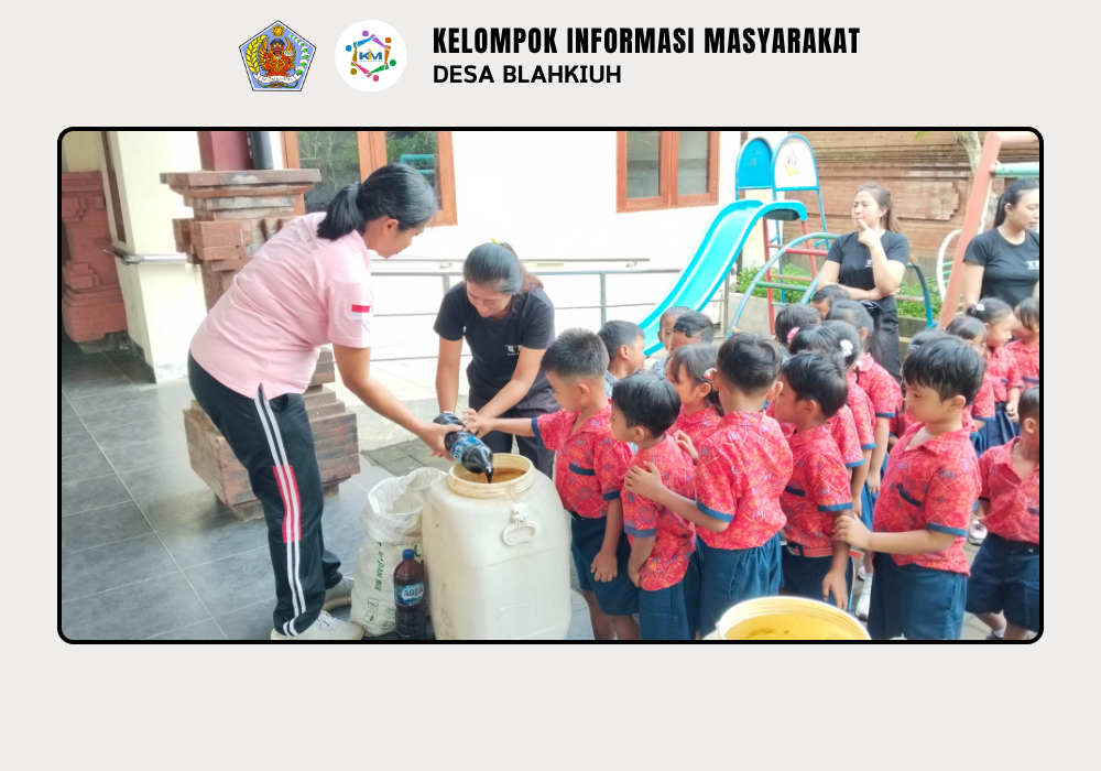 Edukasi dan Pembuatan Eco Enzyme Bersama Anak-anak TK Singasari 1 dan 2 Blahkiuh Berlangsung Seru dan Edukatif - Image 3