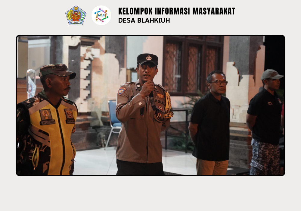 Linmas Desa Blahkiuh Melaksanakan Ronda di Wilayah Desa Blahkiuh - Image 10