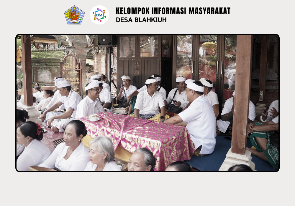 Upacara Mlaspas dan Mendem Pedagingan di Pura Penataran Desa Adat Blahkiuh Berlangsung Penuh Kebersamaan - Image 3