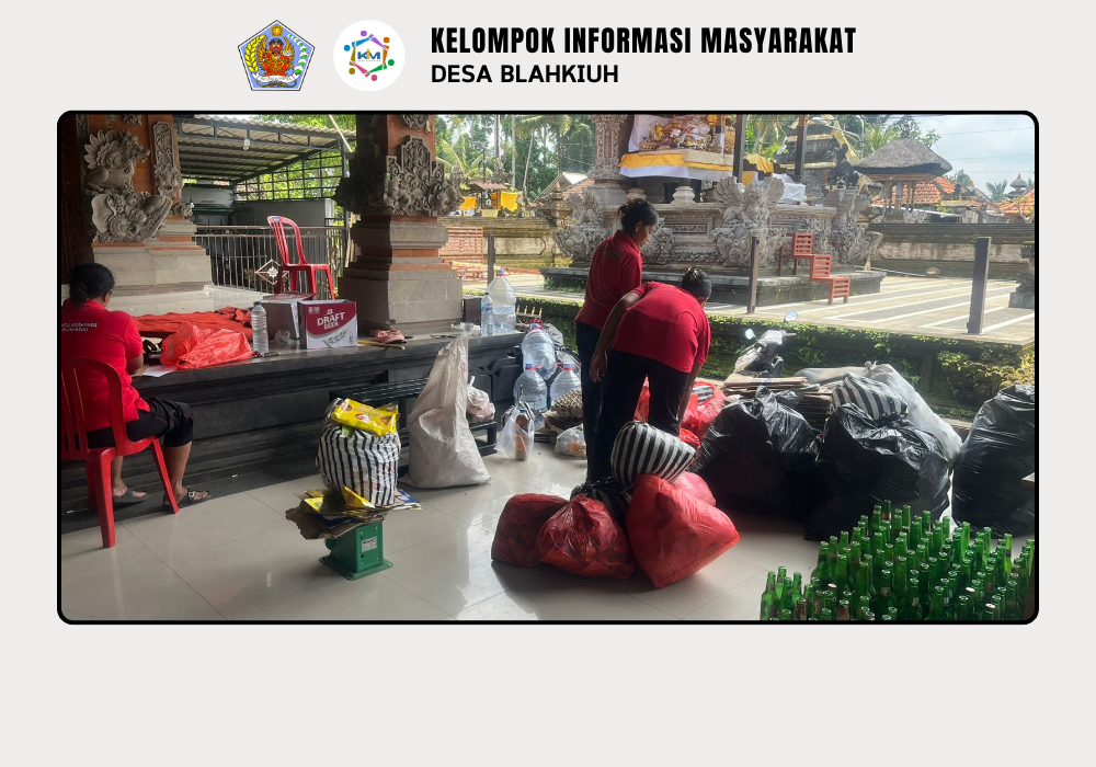 Kegiatan Bank Sampah di Desa Blahkiuh - Image 2