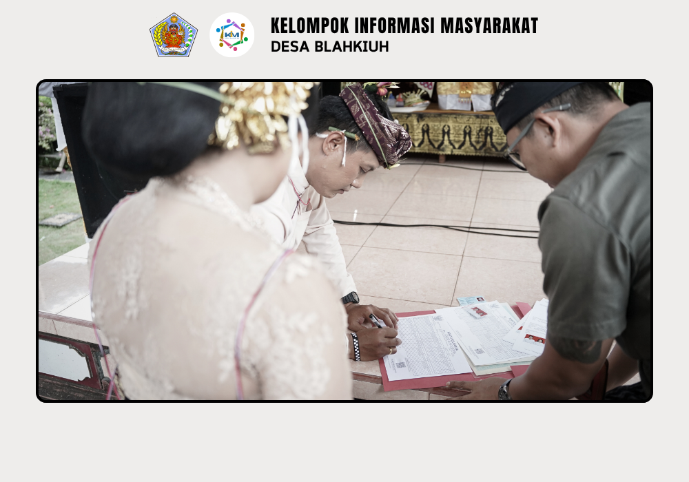 Serah Terima Akta Nikah di Banjar Kembangsari Desa Blahkiuh - Image 3