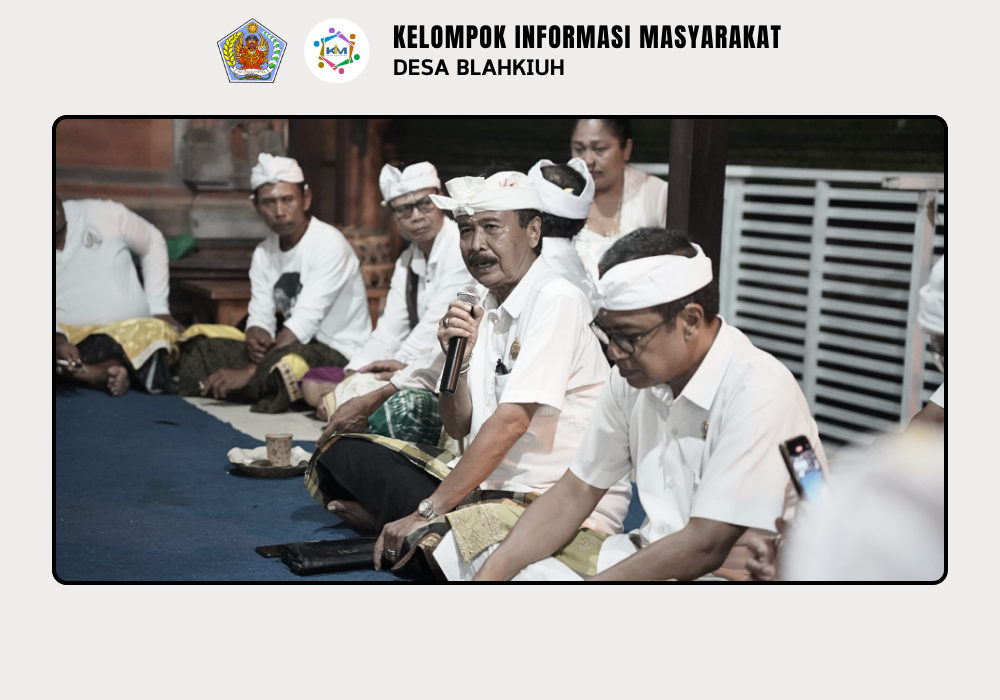 Ngupasaksi Guru lan Bendu Piduka di Pura Dalem Gede Desa Adat Blahkiuh - Image 8