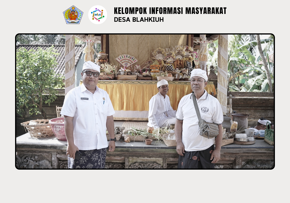 Kegiatan Serah Terima Upakara Piodalan Pura Dalem Alit Br. Ulapan I, Pura Ratu Ngurah Br. Benehkawan, Pura Taman Cebluk, Pura Ratu Ngurah Rambut Sedana Br. Dlodpasar, dan Pura Melanting Pasar - Image 6