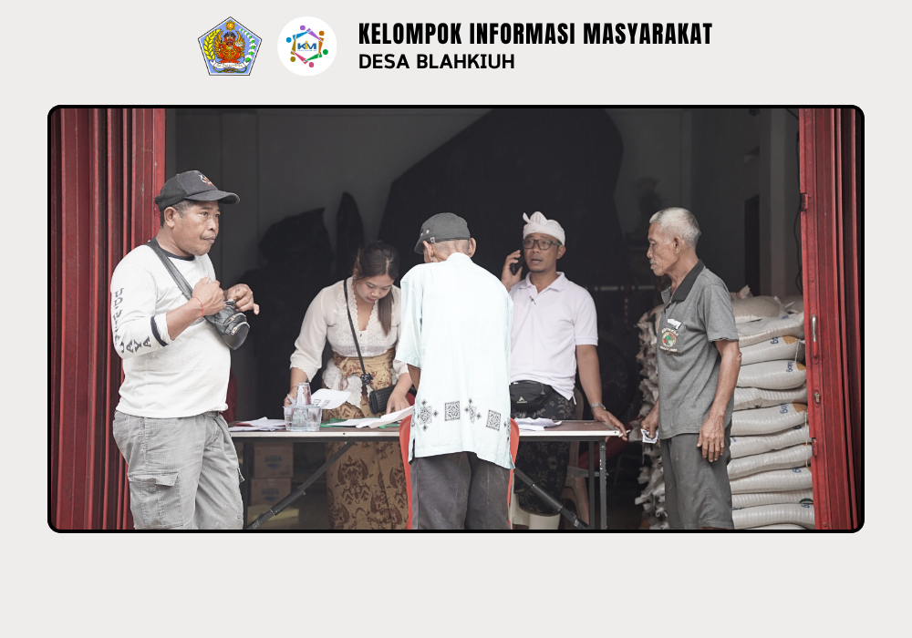 Penyaluran Bantuan Beras Cadangan Pangan Pemerintah (CPP) di Desa Blahkiuh - Image 4
