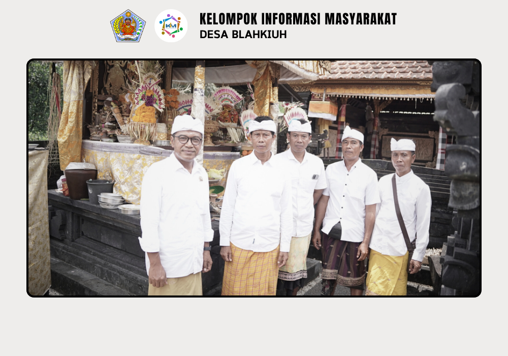 Kegiatan Serah Terima Upakara Piodalan di Pura Melanting Banjar Pikah, Desa Blahkiuh - Image 8