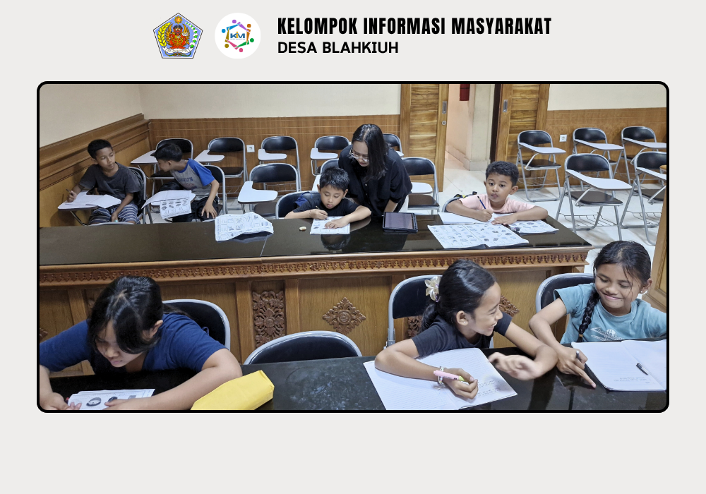 Kegiatan Bimbingan Belajar Bahasa Inggris di Desa Blahkiuh