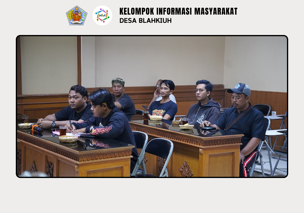 Rapat Persiapan Pembinaan Tari Maskot Desa Blahkiuh - Image 3