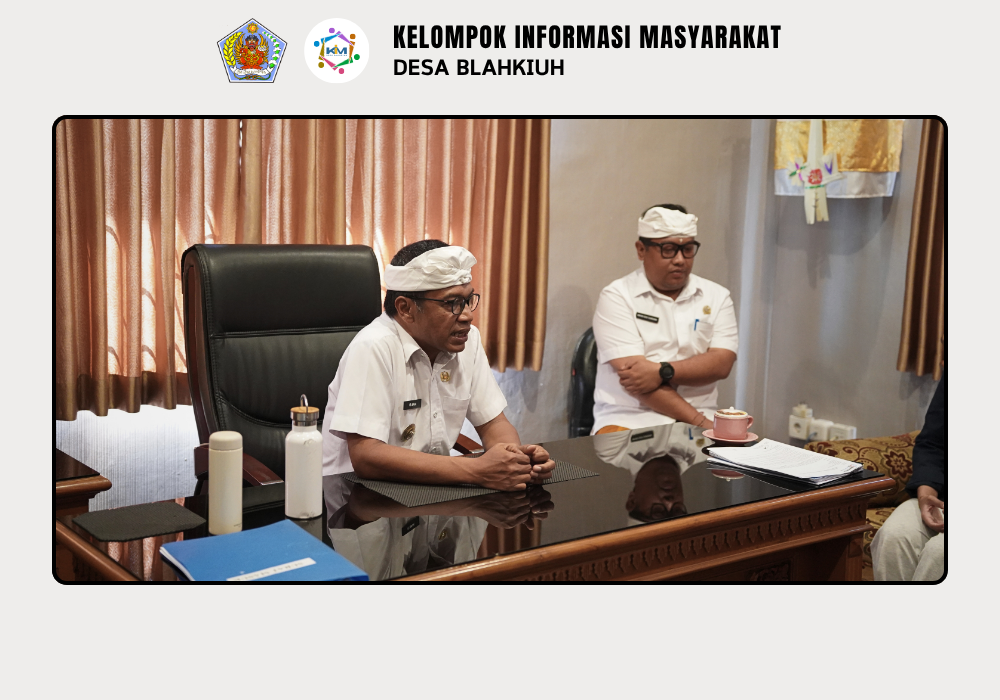 Koordinasi Dosen dan Mahasiswa KKN Universitas Dhyana Pura Bersama Pemerintah Desa Blahkiuh - Image 4