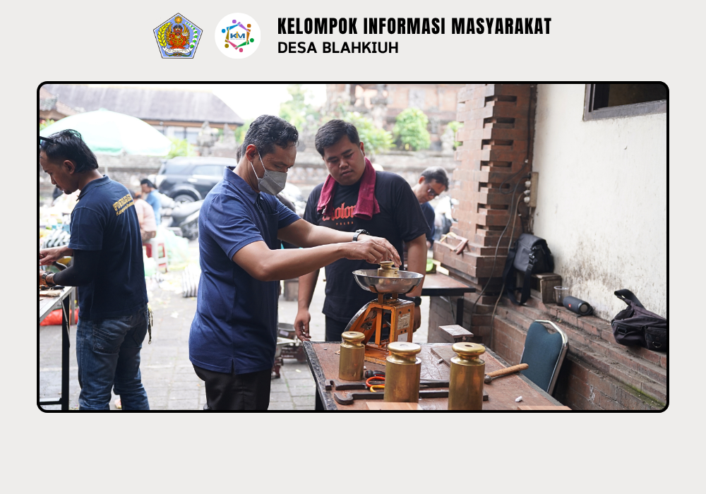 Kegiatan Sidang Tera Ulang Pasar Tradisional / Pasar Rakyat di Pasar Desa Adat Blahkiuh - Image 8