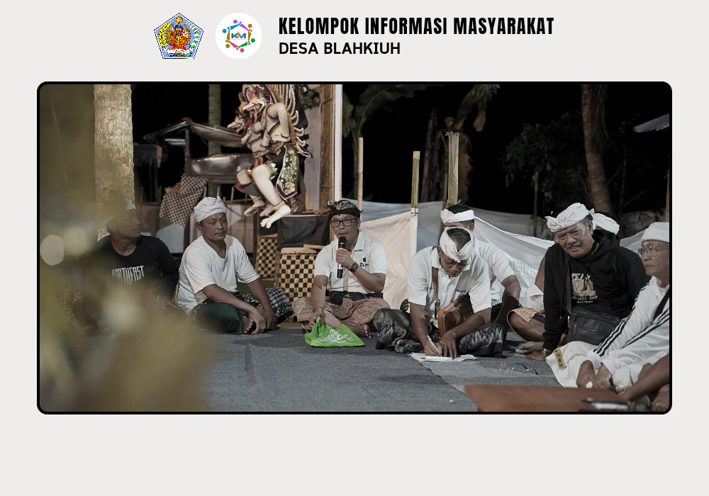 Rapat Evaluasi Persiapan Mamukur Kinembulan Desa Adat Blahkiuh - Image 4