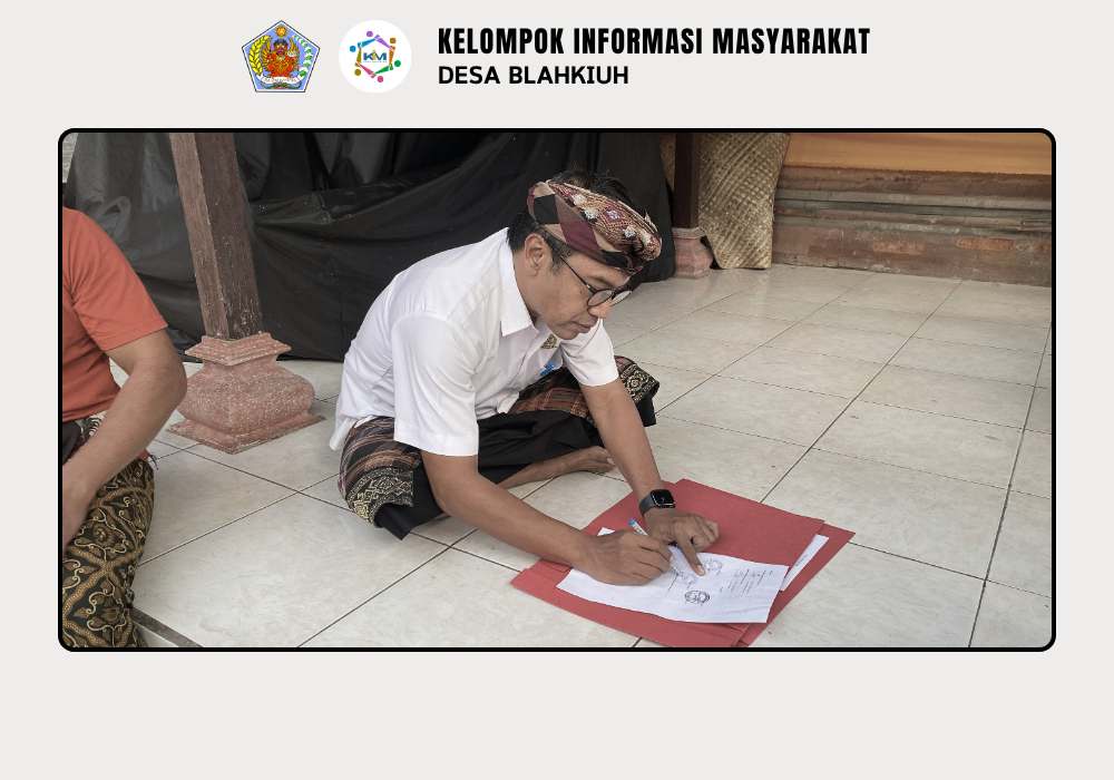 Penyerahan Surat Perjanjian Hak Guna Pakai Lahan di Utara Area Pura Manik Angkeran, Banjar Ulapan I Desa Blahkiuh - Image 6