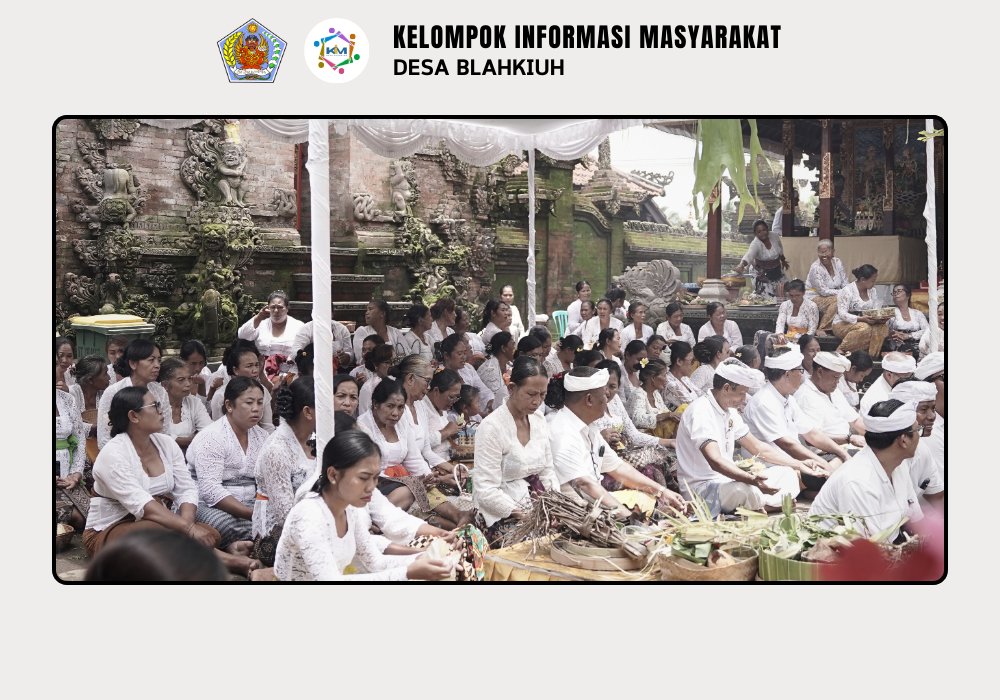 Upacara Mlaspas dan Mendem Pedagingan di Pura Penataran Desa Adat Blahkiuh Berlangsung Penuh Kebersamaan - Image 2
