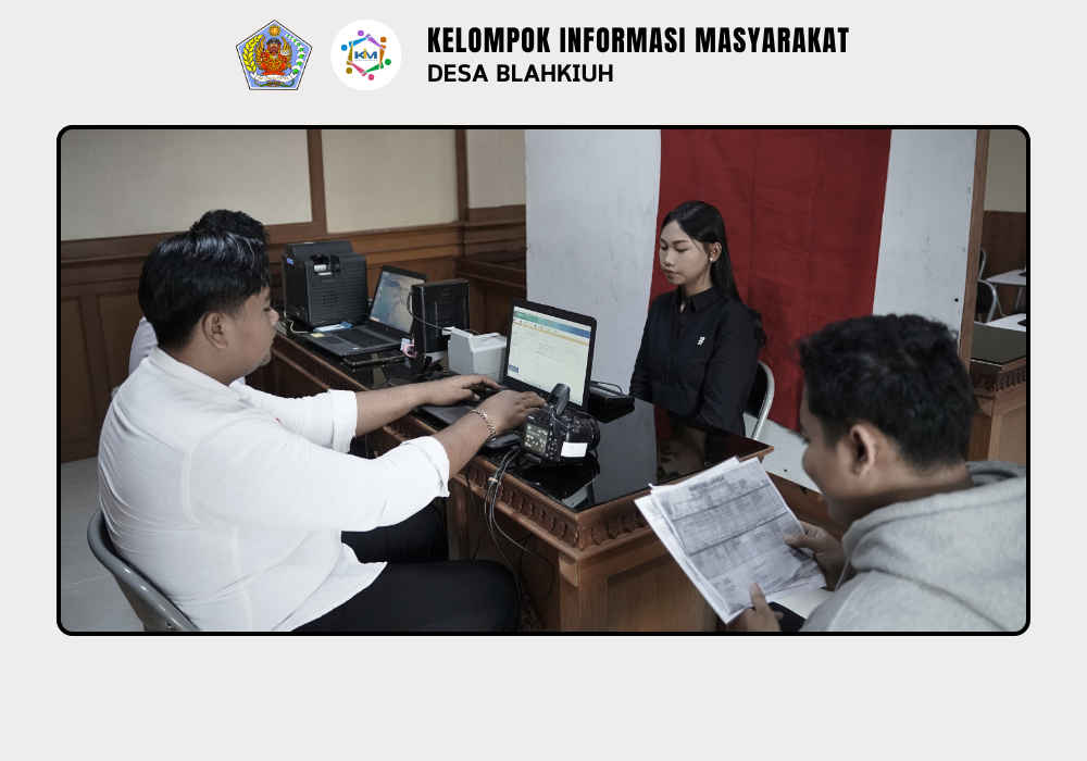 Perekaman KTP-Elektronik di Kantor Perbekel Blahkiuh - Image 7