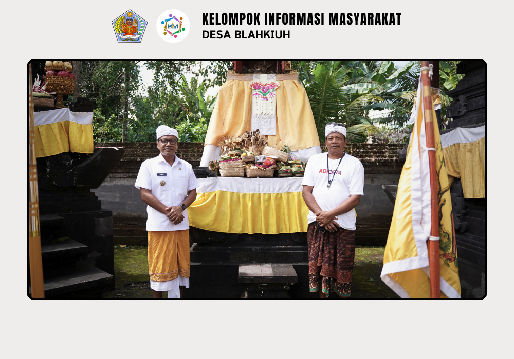 Serah Terima Upakara Piodalan di Pura Dalem Sedahan Br. Kembangsari dan Pura Dalem Maspahit Banjar Ulapan II Desa Blahkiuh - Image 4