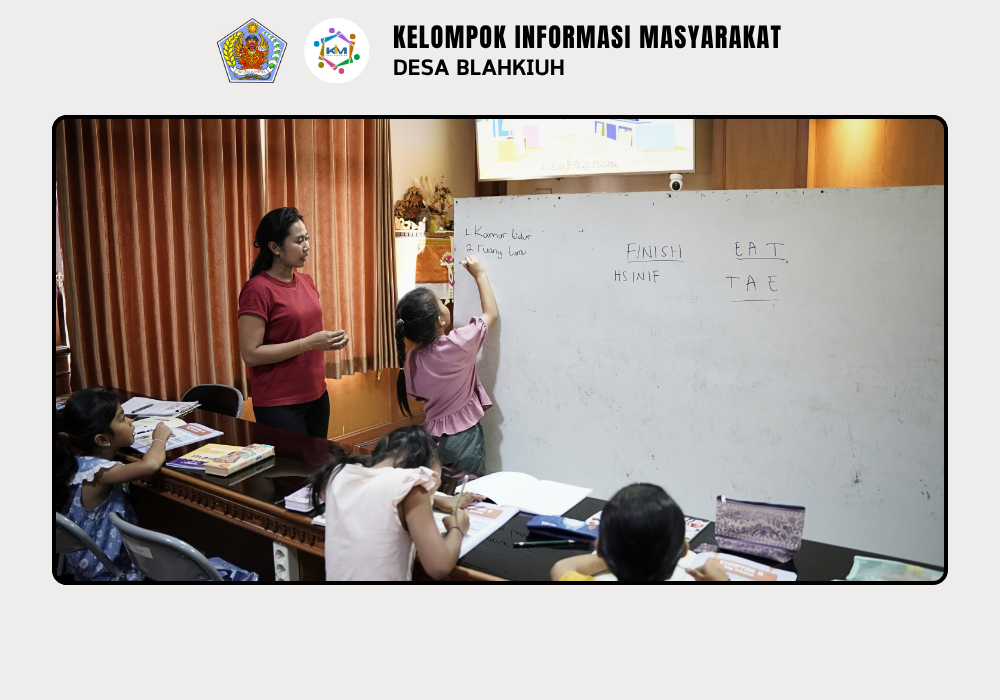 Kegiatan Bimbingan Belajar Bahasa Inggris di Desa Blahkiuh - Image 6