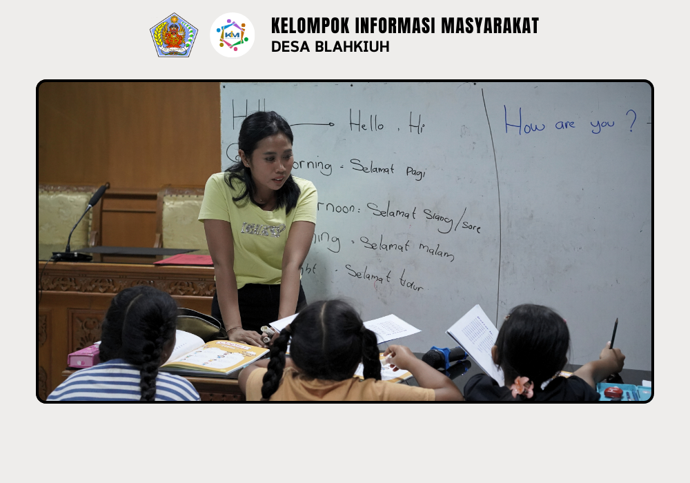 Bimbingan Belajar Bahasa Inggris di Desa Blahkiuh - Image 10