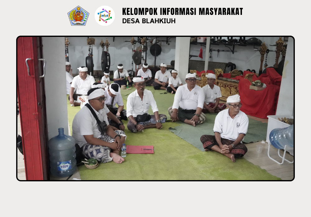 Kegiatan Serah Terima Upakara Piodalan di Pura Melanting Banjar Kembangsari, Desa Blahkiuh - Image 5