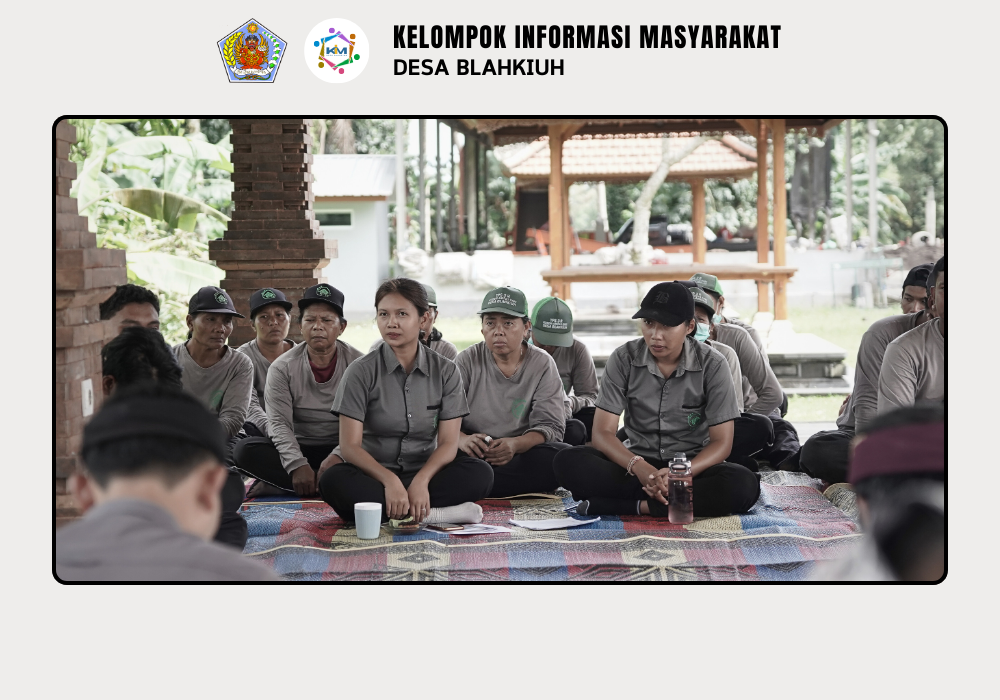 Rapat Evaluasi TPS 3R Kubon Ampas Sari Desa Blahkiuh - Image 3