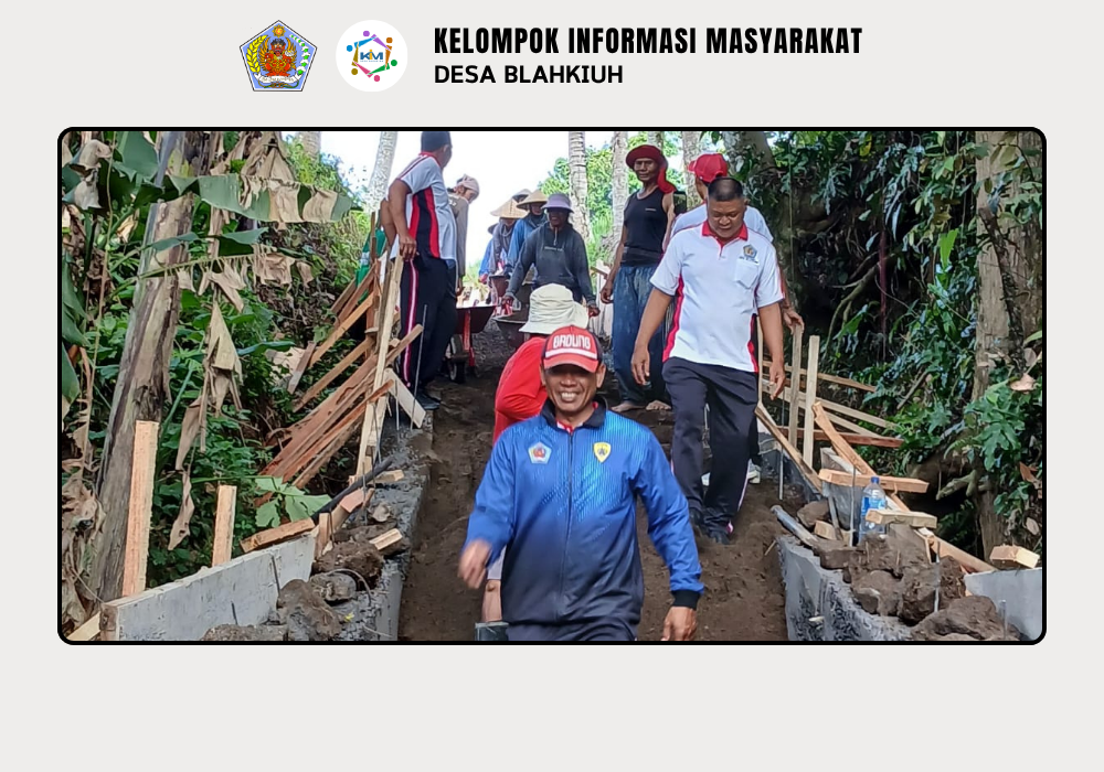 BPD Blahkiuh Laksanakan Monitoring dan Evaluasi Kegiatan Pembangunan Desa Blahkiuh - Image 8