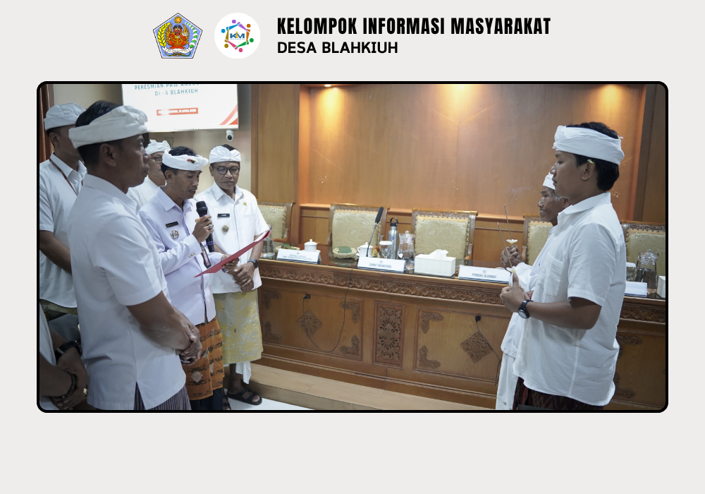 Pelantikan Pengganti Antar Waktu (PAW) BPD Desa Blahkiuh - Image 5