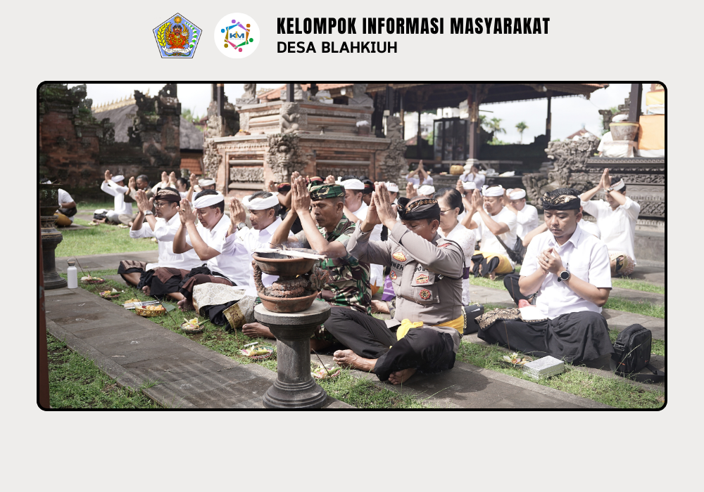 Sembahyang Bersama Sambut Pergantian Tahun 2025–2026 di Pura Luhur Giri Kusuma Desa Blahkiuh - Image 4