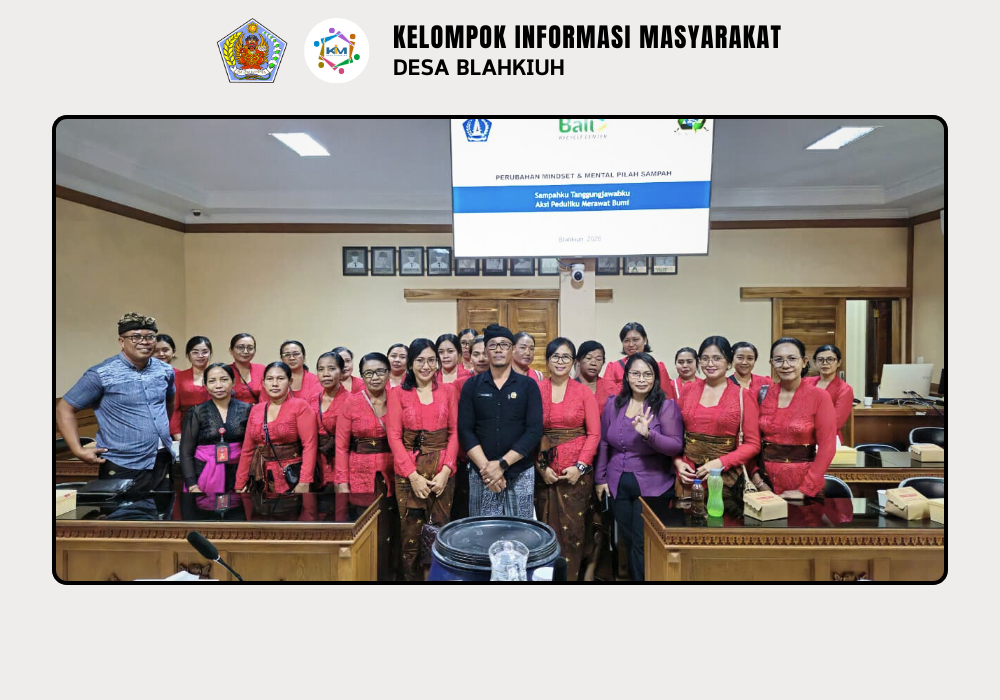 Penyuluhan Lingkungan Hidup oleh DLHK Kabupaten Badung di Desa Blahkiuh - Image 9