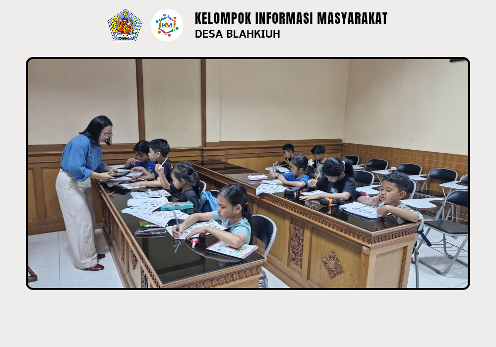 Kegiatan Bimbingan Belajar Bahasa Inggris di Desa Blahkiuh