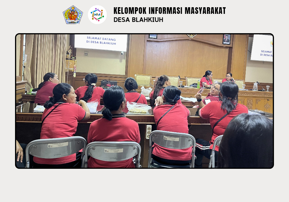 Rapat Rutin PKK Desa Blahkiuh