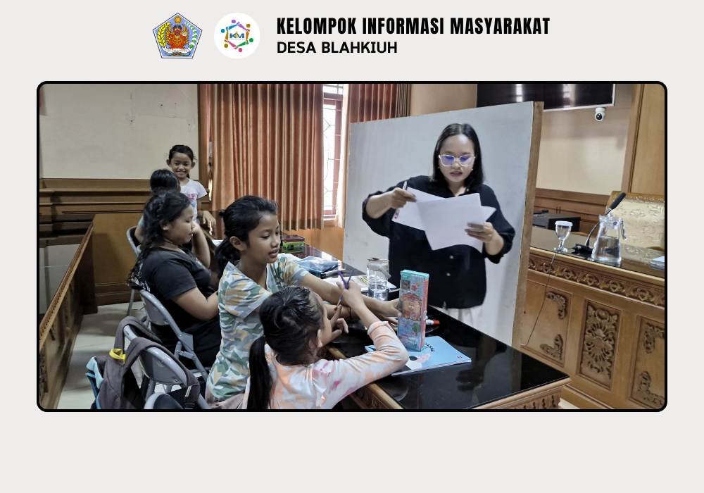 Kegiatan Bimbingan Belajar Bahasa Inggris di Desa Blahkiuh