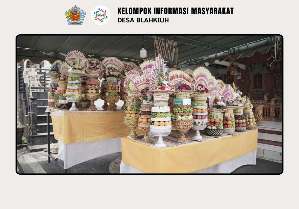 Kegiatan Serah Terima Upakara Piodalan di Pura Melanting Banjar Pikah, Desa Blahkiuh - Image 7