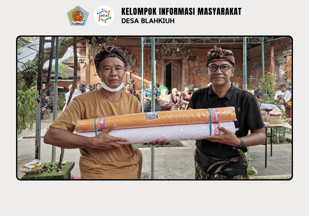 Penyerahan Bantuan Santunan Kematian di Wilayah Banjar Dlodpasar