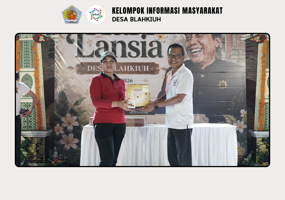Peringatan Hari Lansia Nasional di Desa Blahkiuh berlangsung dengan meriah, penuh semangat, dan kebersamaan - Image 9