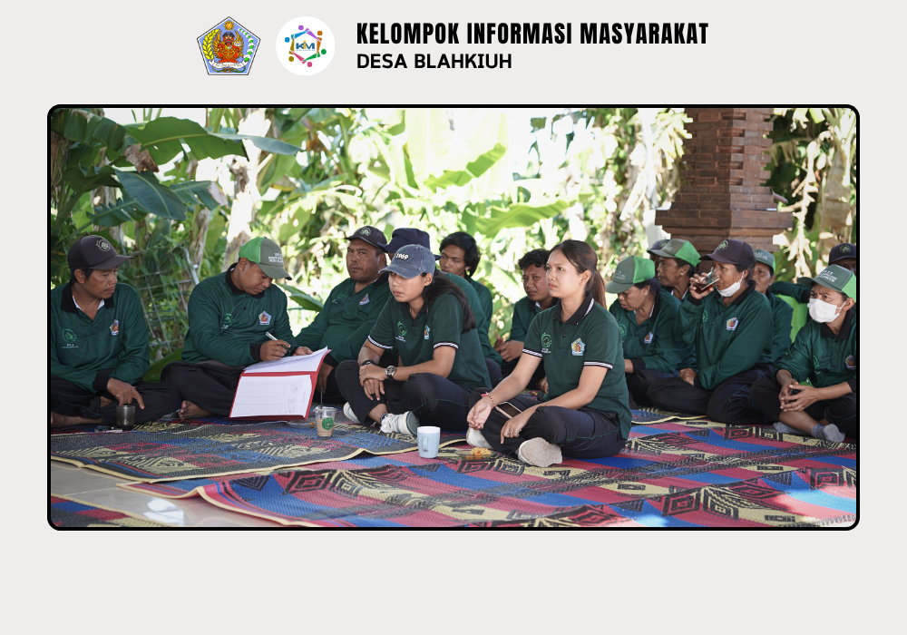 Rapat Evaluasi Bulan Juli TPS 3R Kubon Ampas Sari Desa Blahkiuh - Image 5