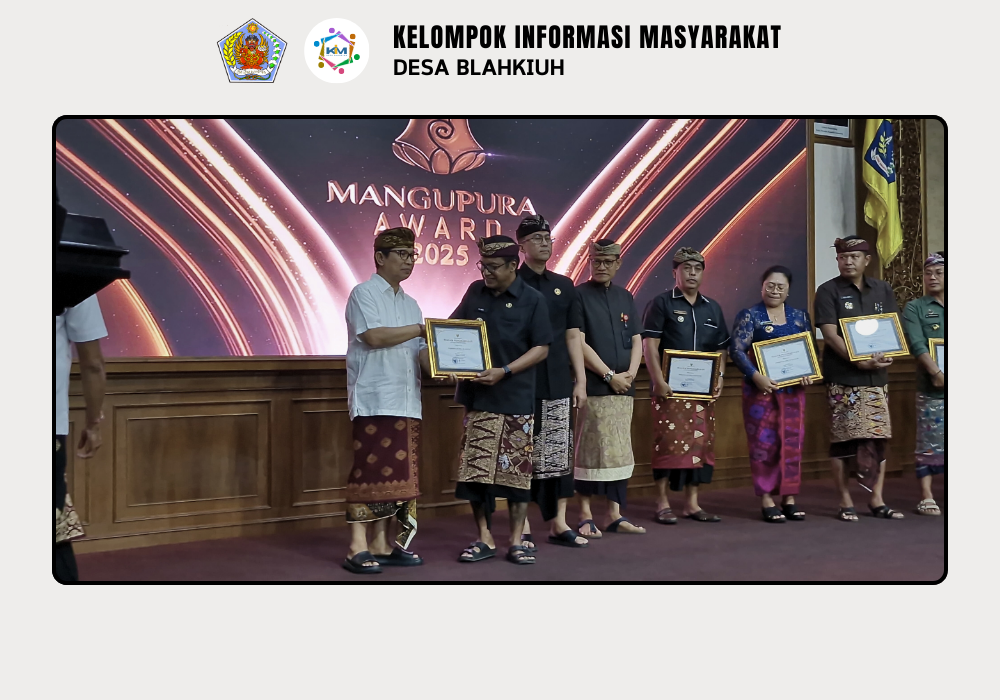 Desa Blahkiuh Kembali Meraih Penghargaan Mangupura Award pada Tahun 2025 - Image 4