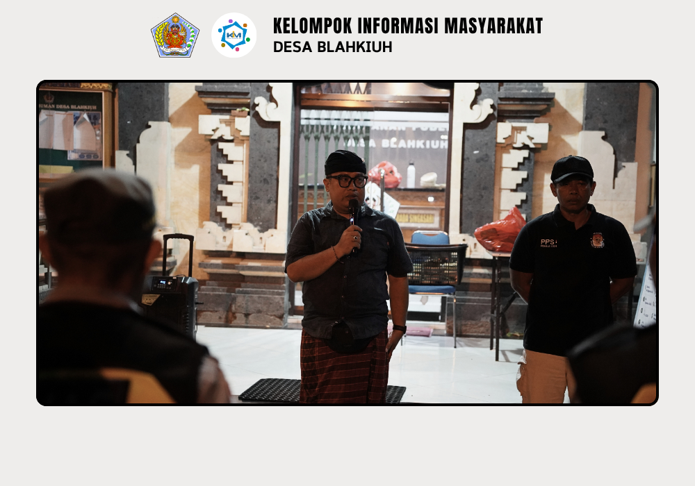 Linmas Desa Blahkiuh Melaksanakan Ronda di Wilayah Desa Blahkiuh - Image 6