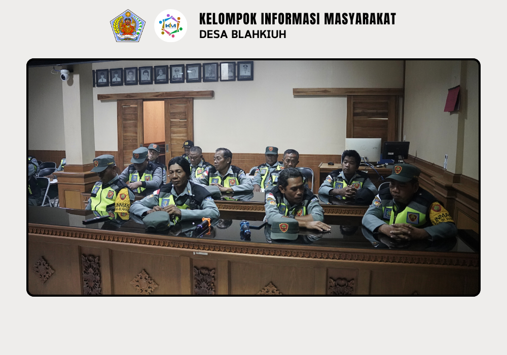 Rapat Rutin Linmas Desa Blahkiuh, Bahas Ronda Malam dan Evaluasi Kegiatan - Image 2