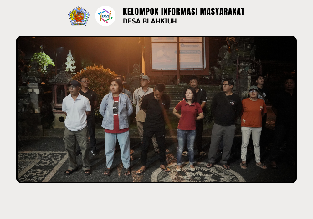 Linmas Desa Blahkiuh Melaksanakan Ronda di Wilayah Desa Blahkiuh - Image 3