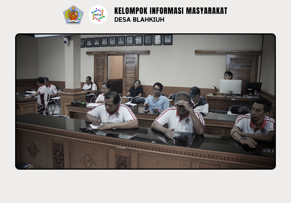 Rapat Koordinasi Pelaksanaan Ketahanan Pangan Desa Blahkiuh - Image 2