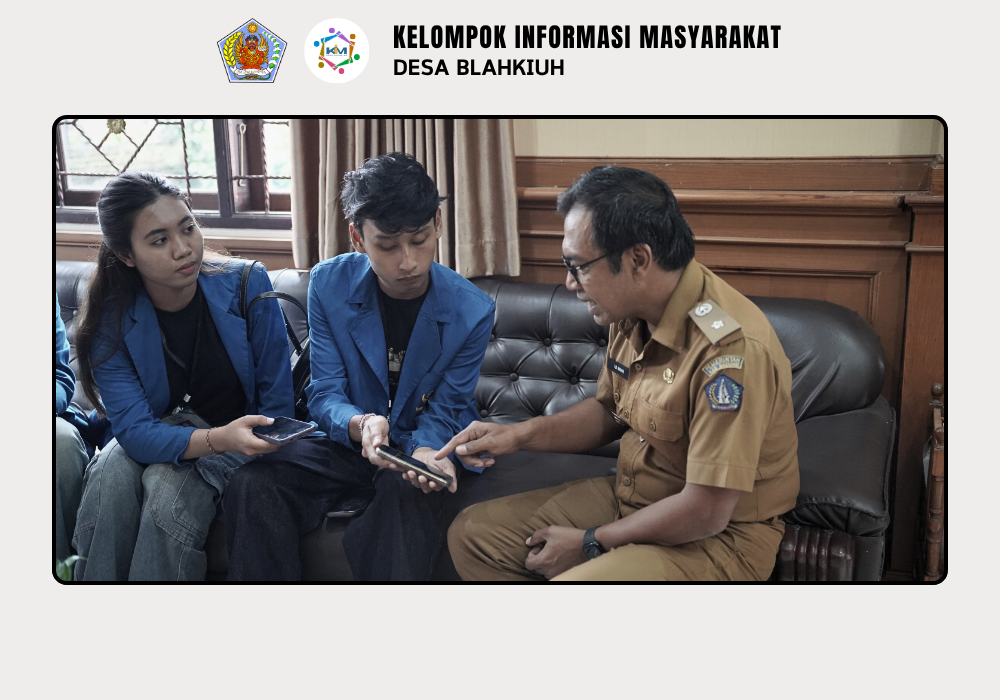 Kunjungan mahasiswa KKN Warmadewa membahas mengenai program awal yang akan dilaksanakan di Desa Blahkiuh - Image 3