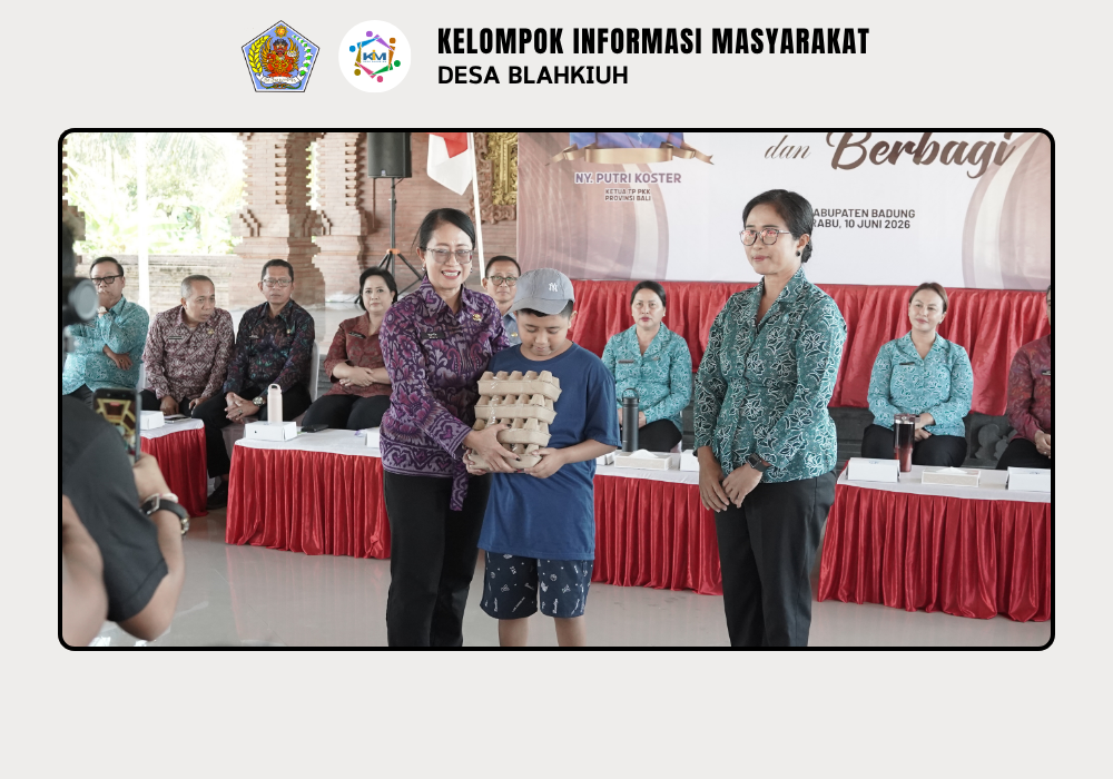 AKSI SOSIAL “BERGERAK DAN BERBAGI” PKK PROVINSI BALI DI DESA BLAHKIUH - Image 5