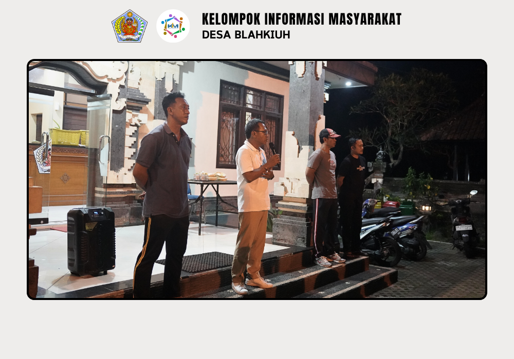Linmas Desa Blahkiuh Melaksanakan Ronda di Wilayah Desa Blahkiuh - Image 6