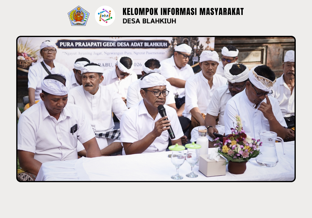Serah Terima Upakara Piodalan di Pura Penataran, Pura Prajapati Gede, dan Pura Dalem Gede Desa Adat Blahkiuh - Image 8