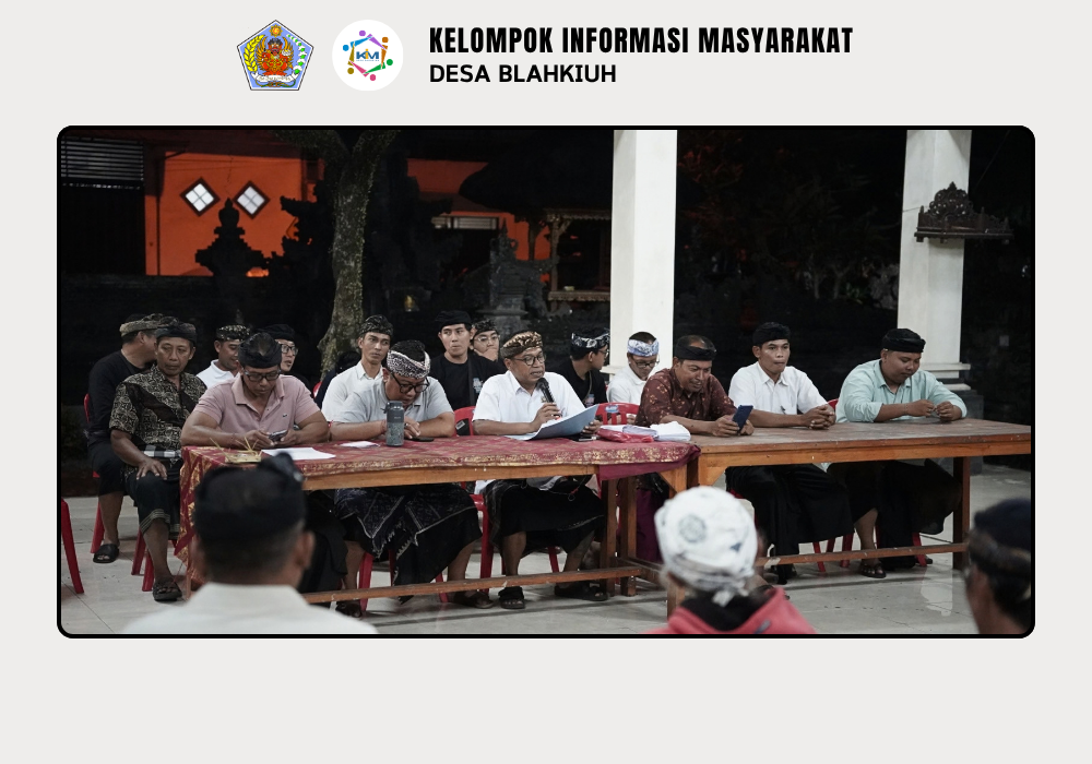 Penyampaian Hasil Tes Kompetensi dan Pengenalan Calon Kepala Kewilayahan Banjar Benehkawan - Image 5